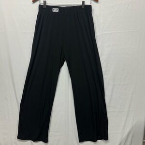 Attitudes by Renee Pull On Pants Small Black Stretch Straight Leg